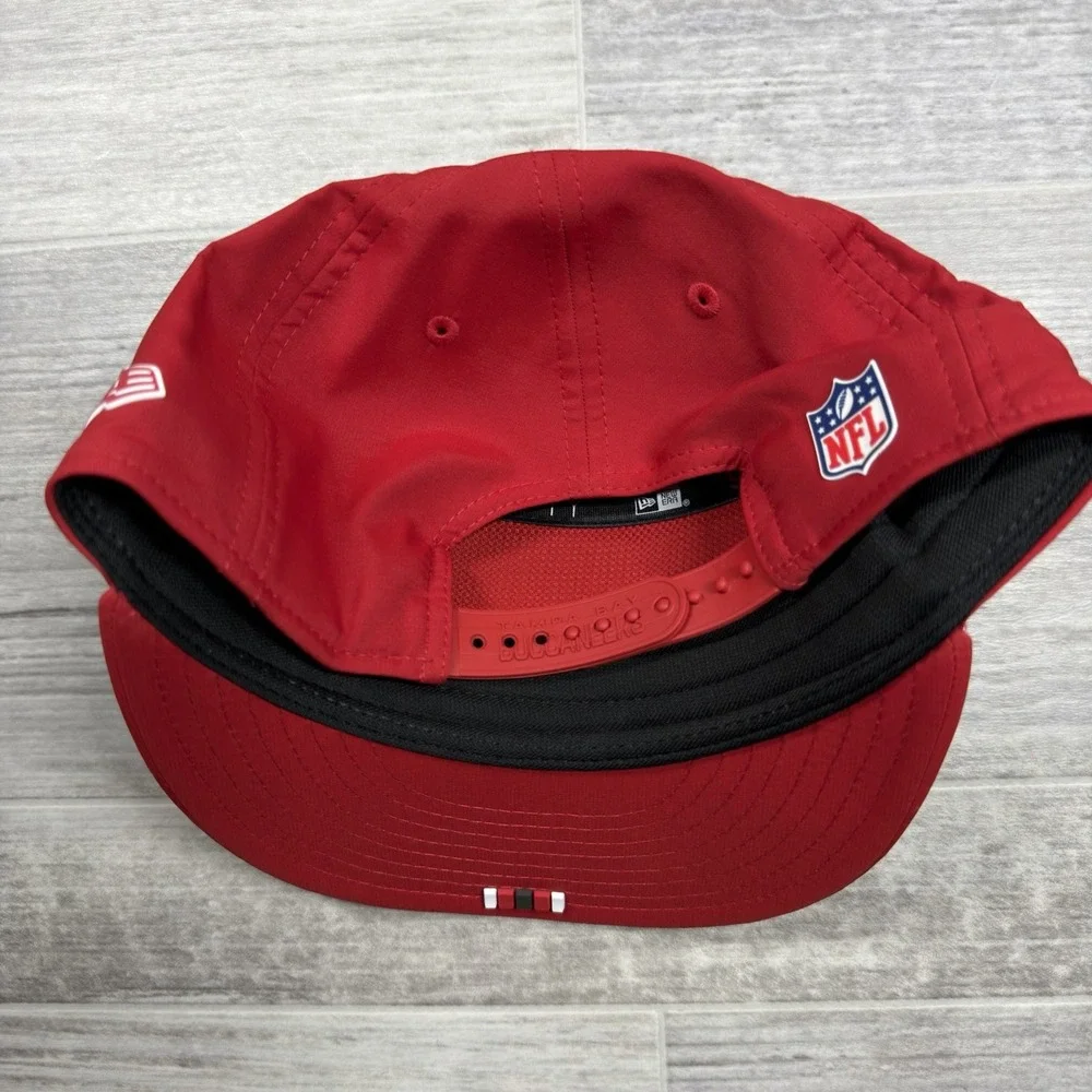San Francisco 49ers New Era 2025 Sideline‎ Split Panel 9FIFTY Snapback Hat Red